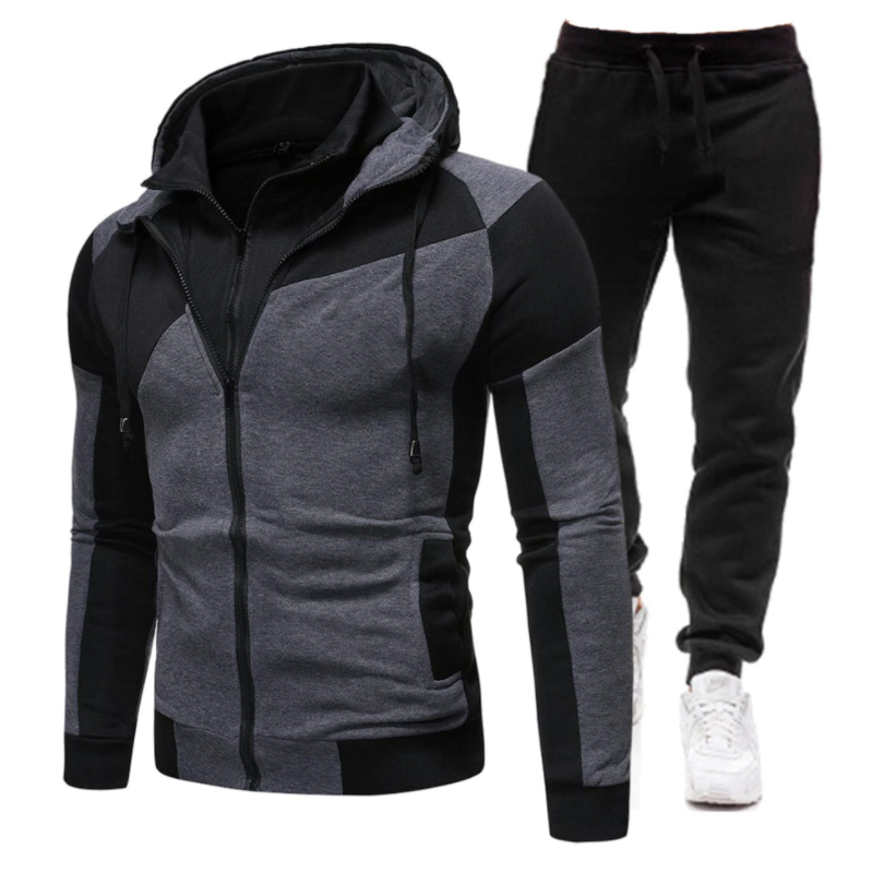 Luvtröja -trÀningsoverall med fÀrgblock