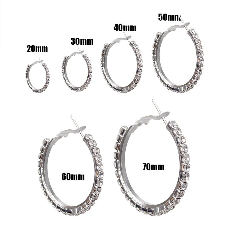 Evighet tunnband örhängen(ett par)