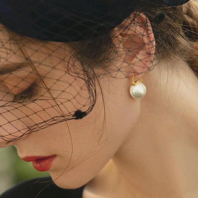 Örhängen med pärlor