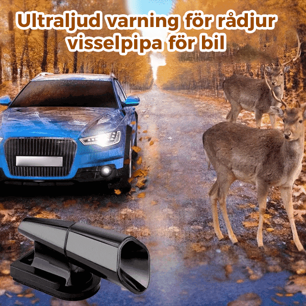 Ultraljud Deer Warning Whistle Repeller för bil