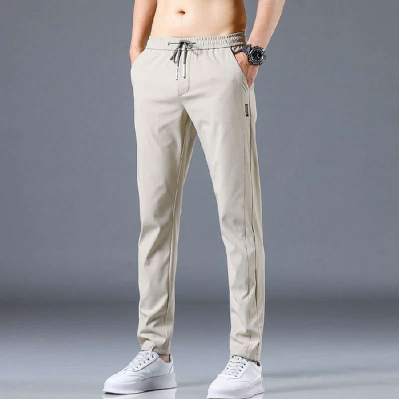 Fritidsbyxor i issilke för mÀn