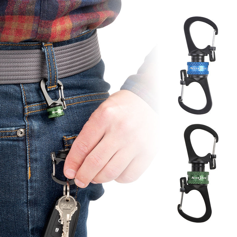 SlideLock 360° magnetisk lÄsning med dubbel karbinhake