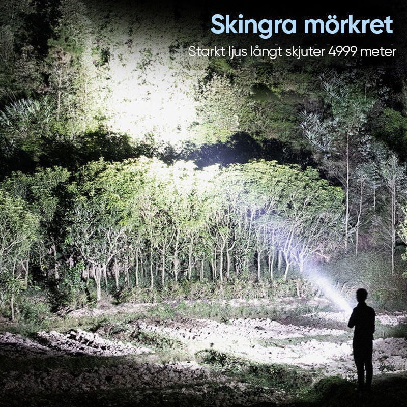 ❤️Taktisk starkt ljus ficklampa