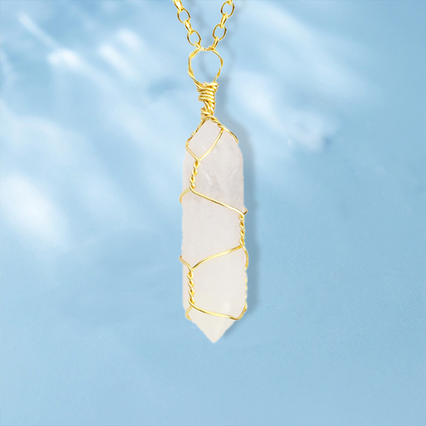 Hexagonal kristalltrådshänge