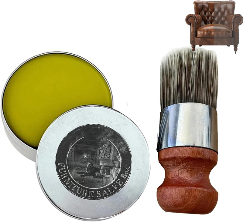 Möbelsalva och borste