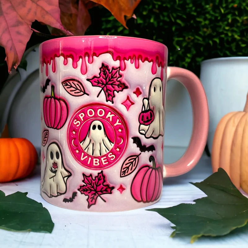 Pumpa Kaffekopp Med Spöke