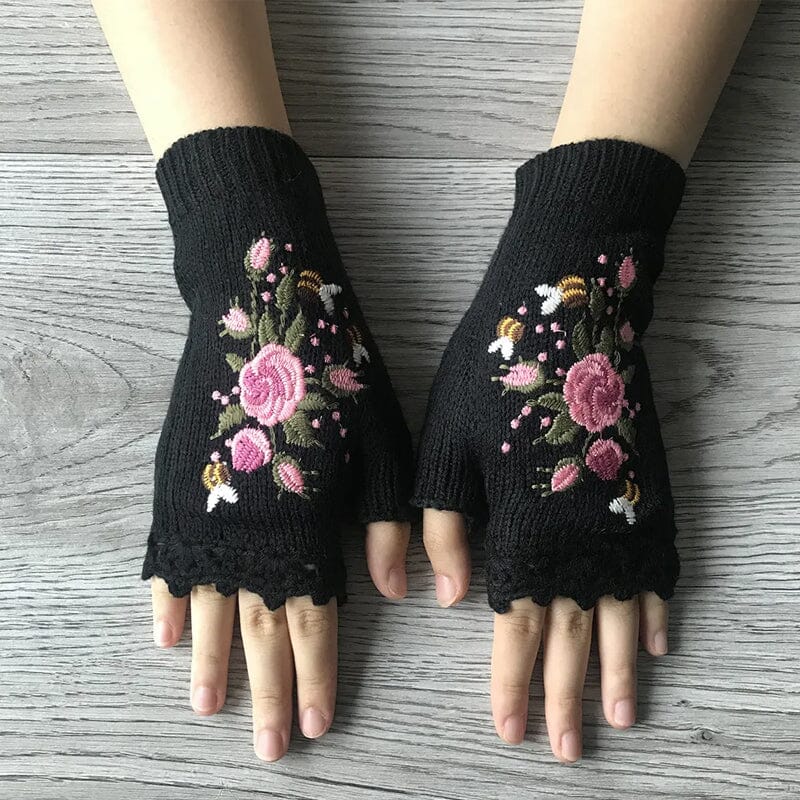 🧤Handbroderade handskar🧤