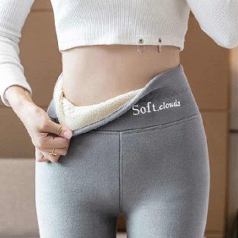 Casual Varma Vinter Solid Byxor