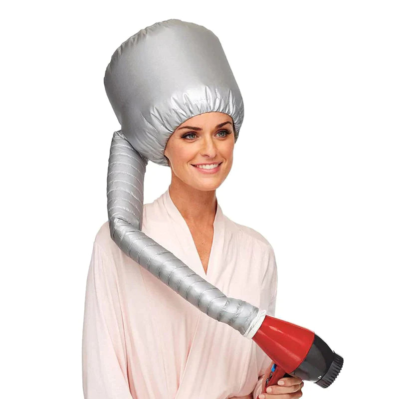 Mesh ploppande mössa för att torka lockigt hår