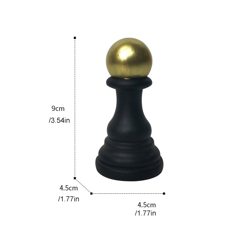 Schack staty dekoration