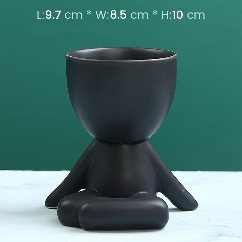 Small people flower pots