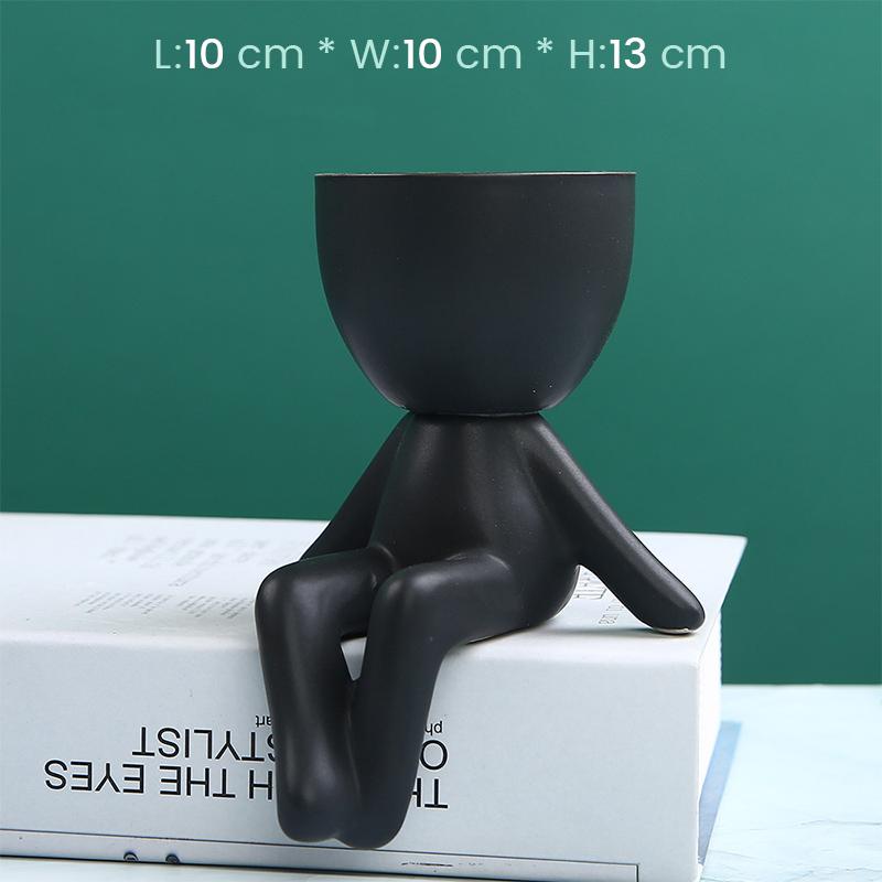Small people flower pots