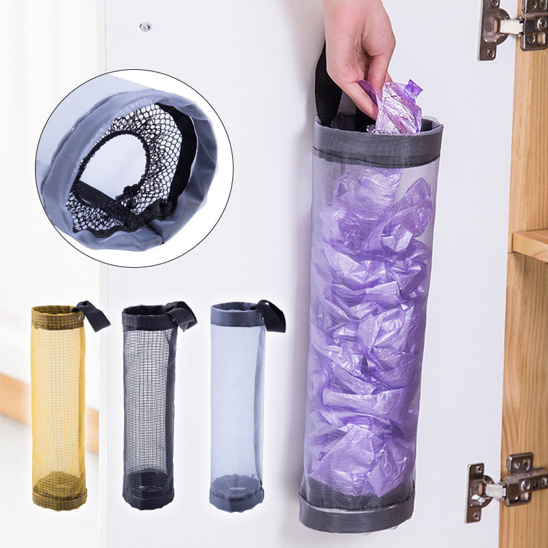 Hängande plastpåsarrangör