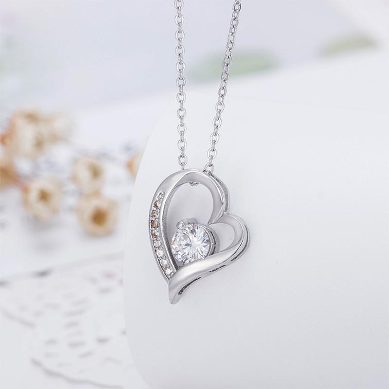 Silver Hjärta Halsband