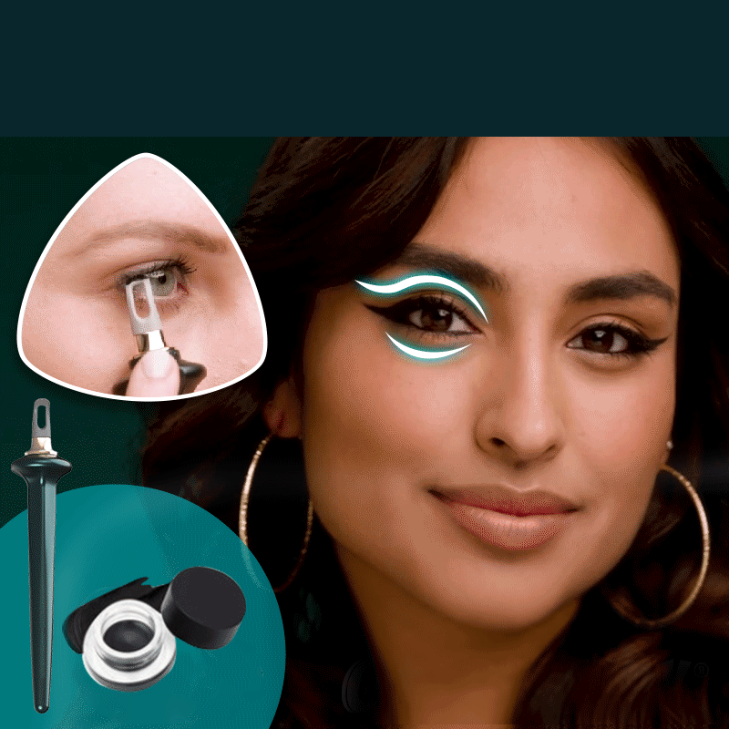 Enkel No-Skip Eyeliner (med borste)