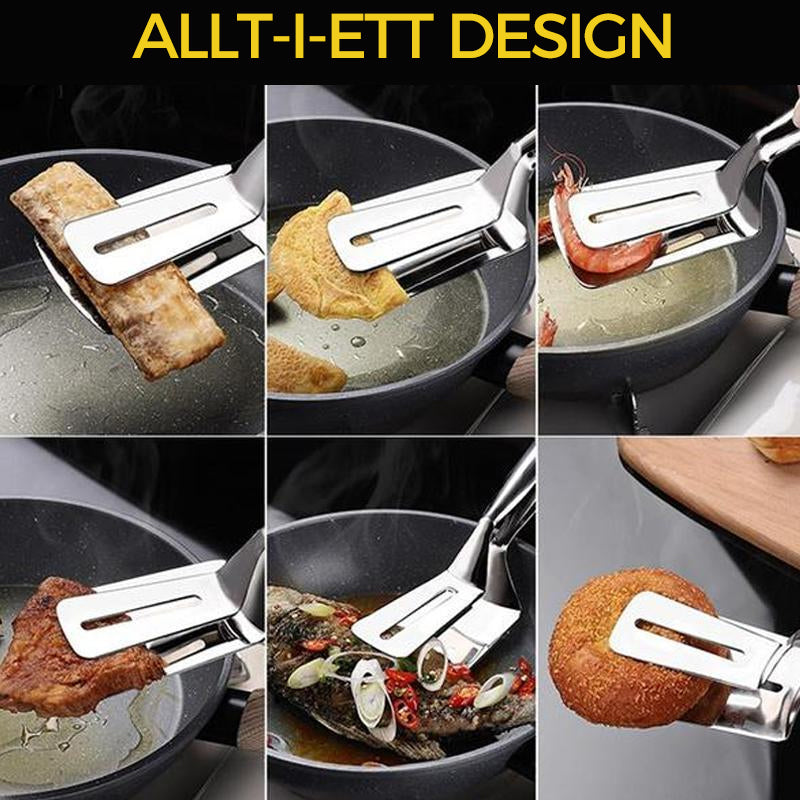 Dubbelsidig spadeklämma i rostfritt stål