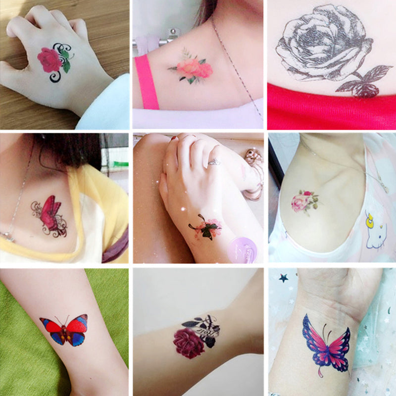 Trendiga 3D-tatueringsklistermärken