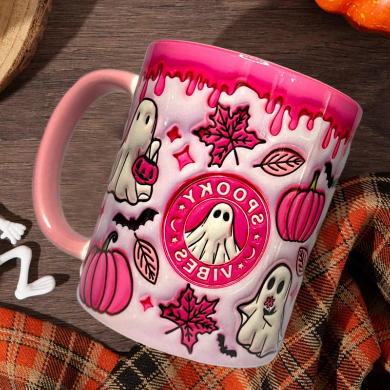 Pumpa Kaffekopp Med Spöke