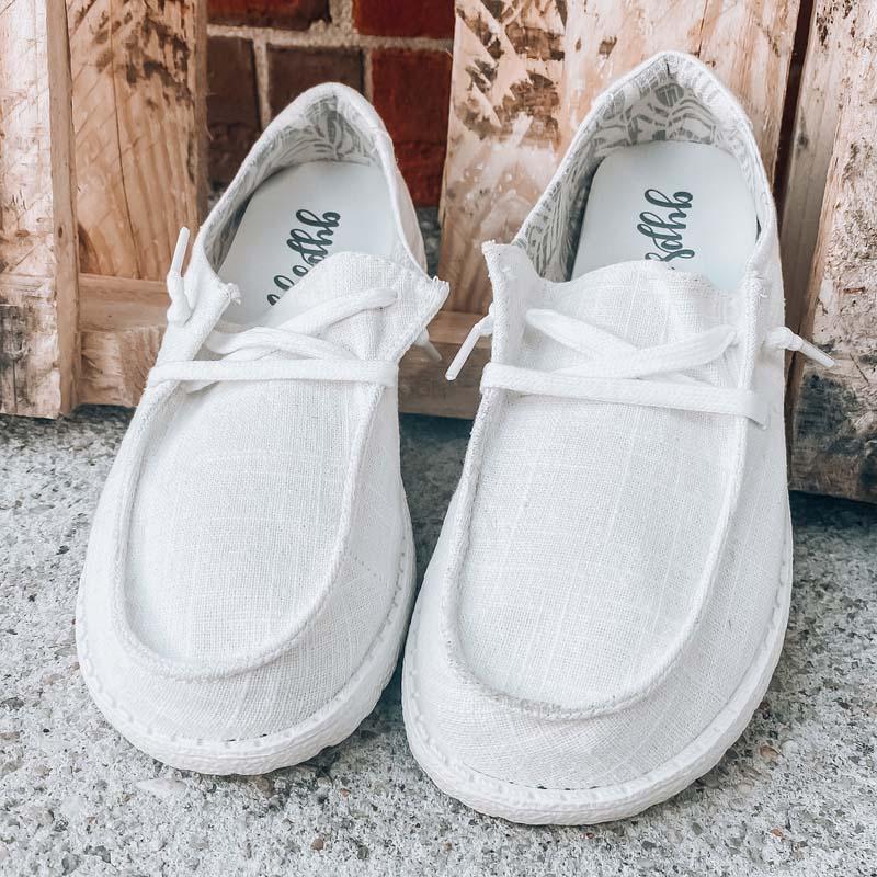 Sneakers i canvas för kvinnor
