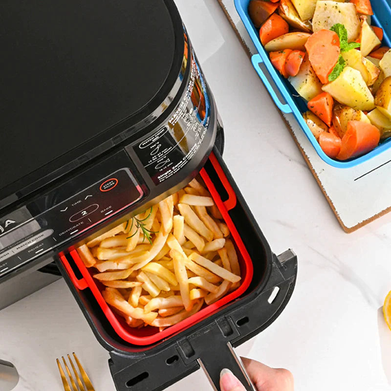 Hopfällbar Air Fryer bakplåt i silikon