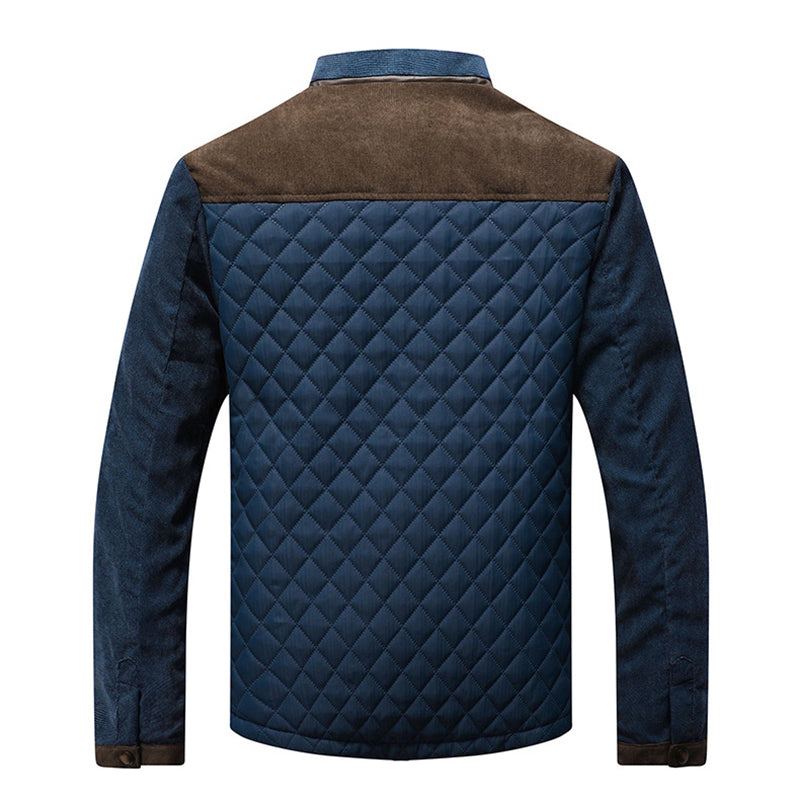 Löst stående kragjacka för män