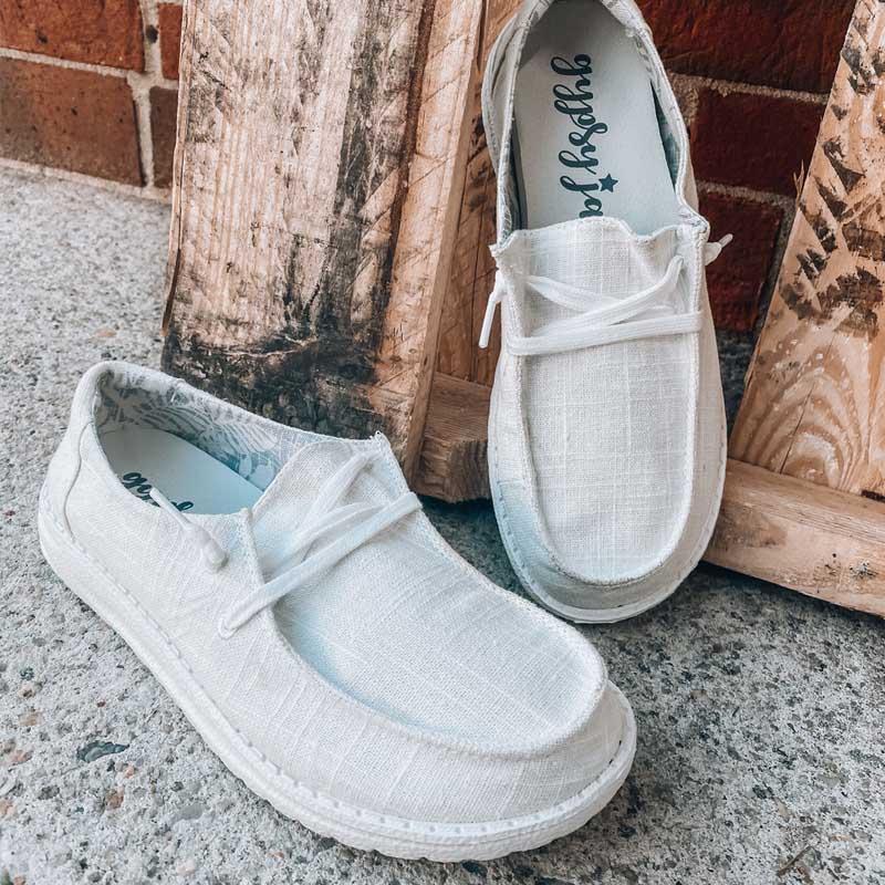 Sneakers i canvas för kvinnor