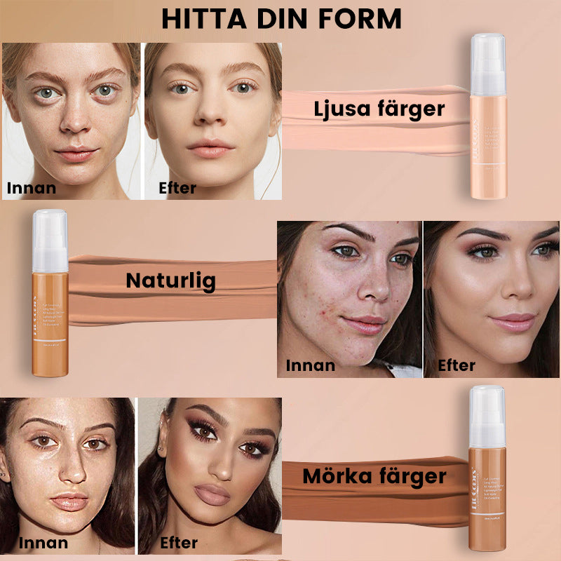 Professionell makeup concealer flytande foundation