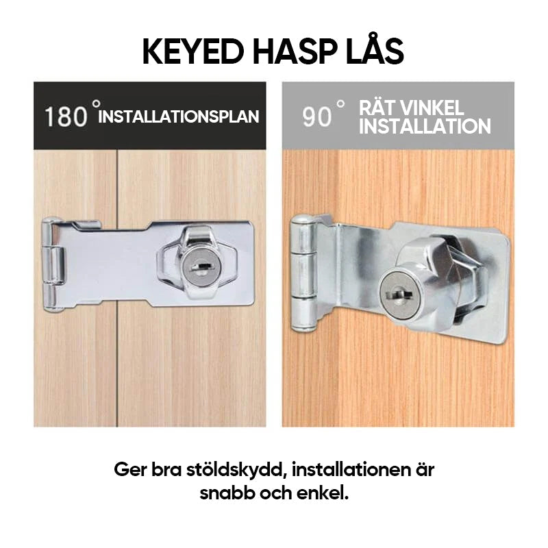 Stämpningsfri med lås – glathem