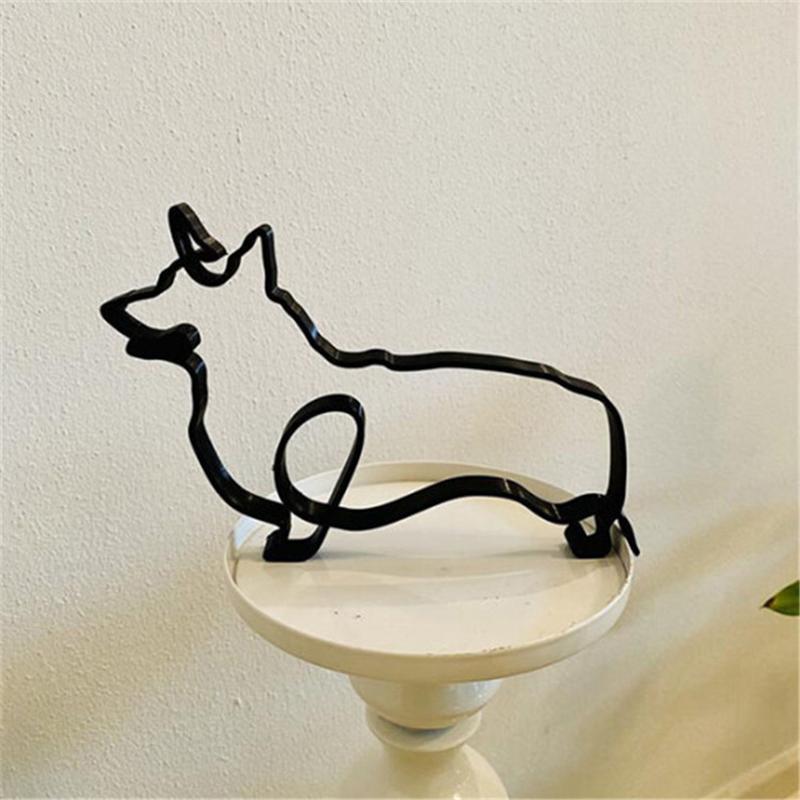 Hund Minimalistisk Inredningsdetalj