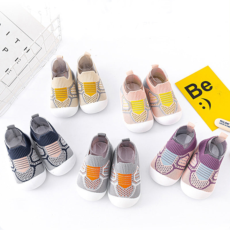 Neutral & Andandes Stickad - Halkfria babysko-strumpor