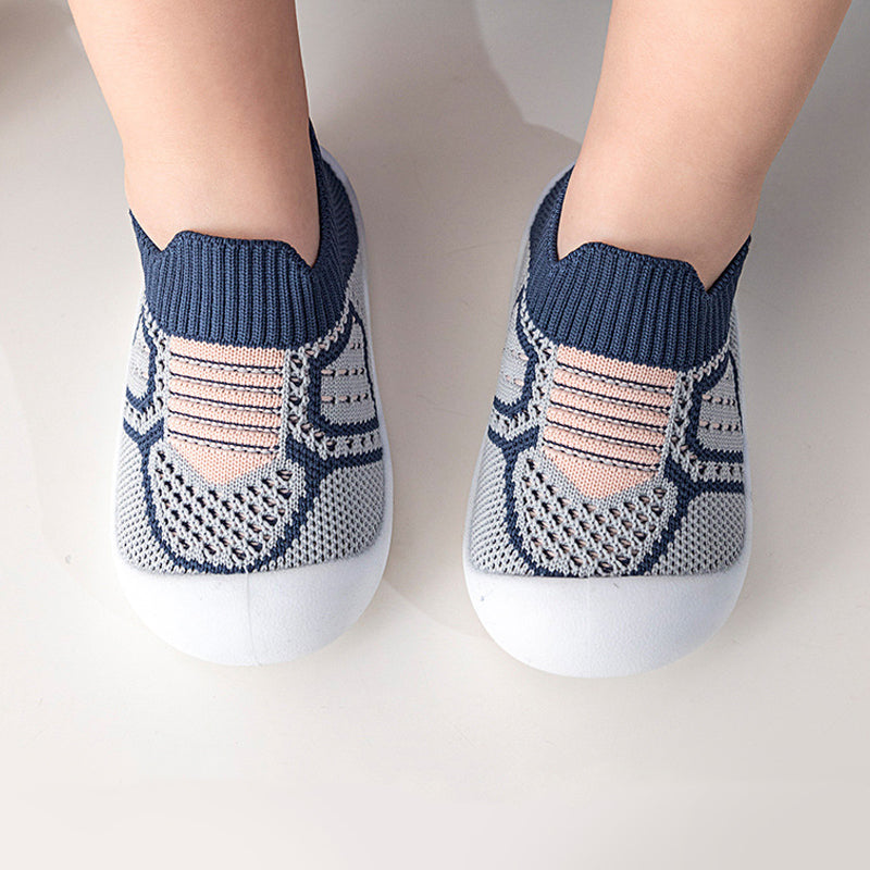 Neutral & Andandes Stickad - Halkfria babysko-strumpor