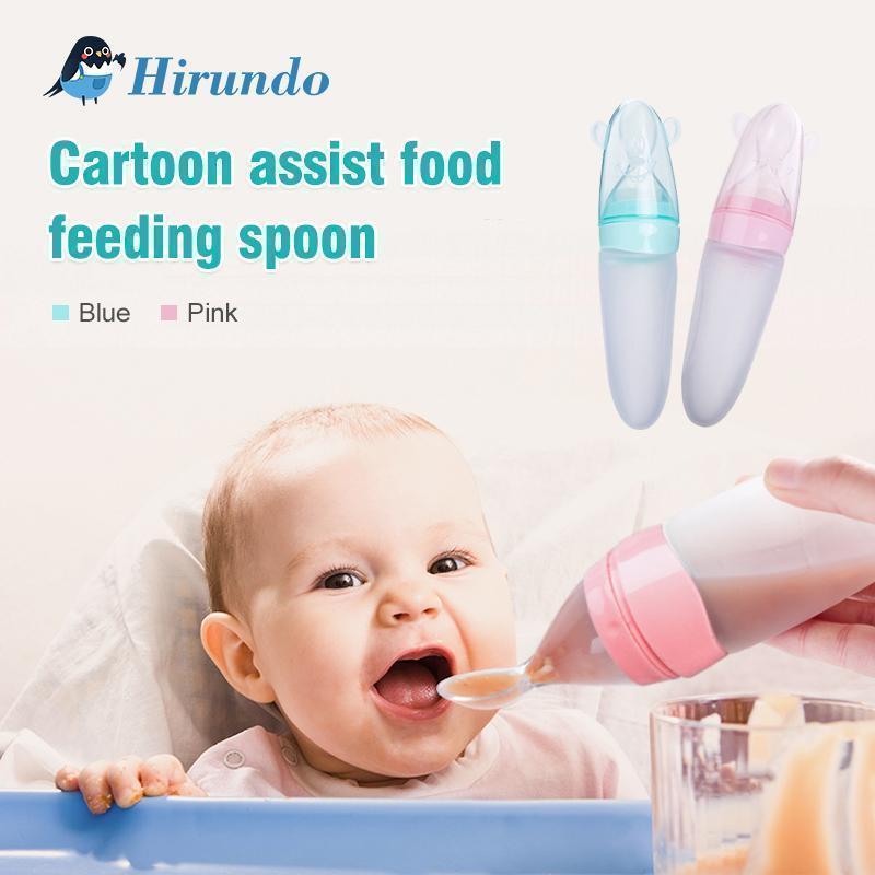 Hirundo®  barnmat flaska med sked