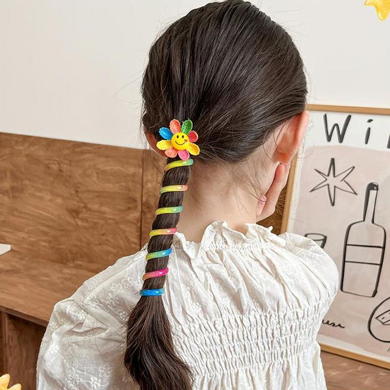 Colourful Telephone Wire Hair Bands for Kids