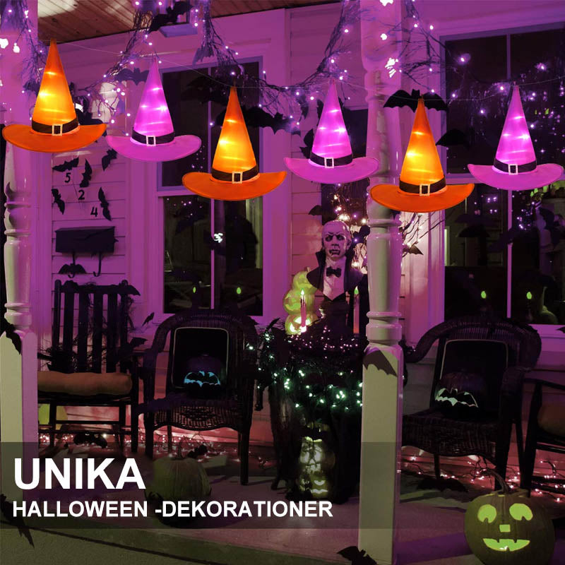 Halloween dekorationer häxhatt