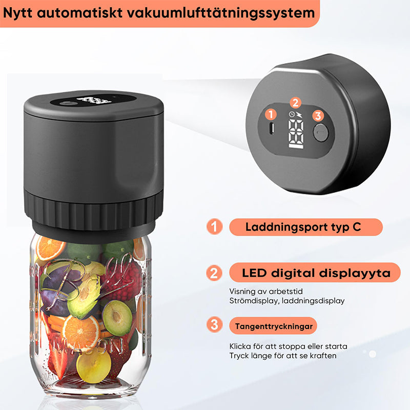 Elektrisk vakuumförslutning för Mason-burkar