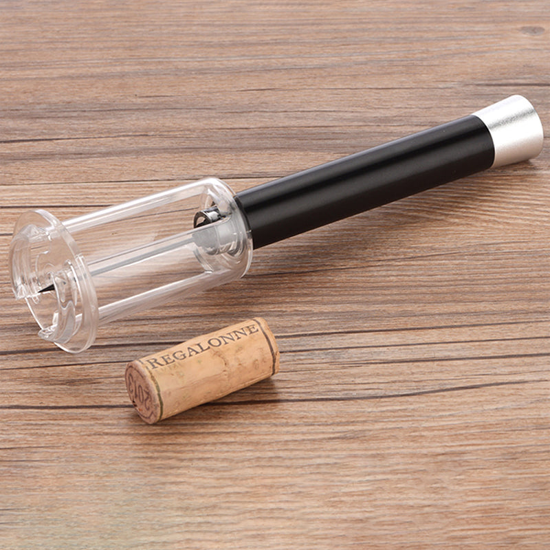 Manuell flasköppnare med lufttryck