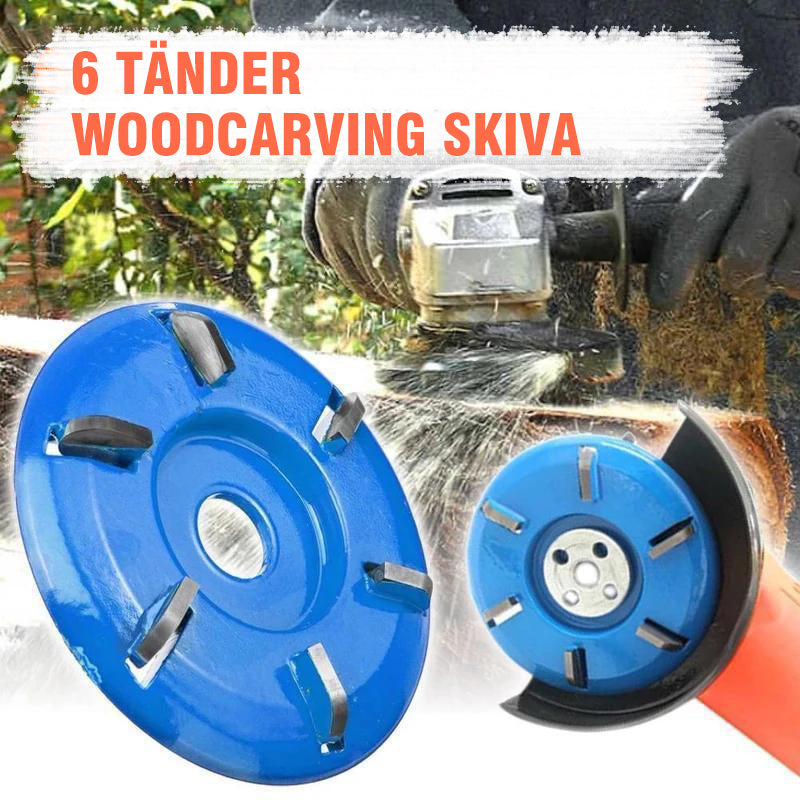 Trä Slipskiva till vinkelslip | 3 eller 6 kanter