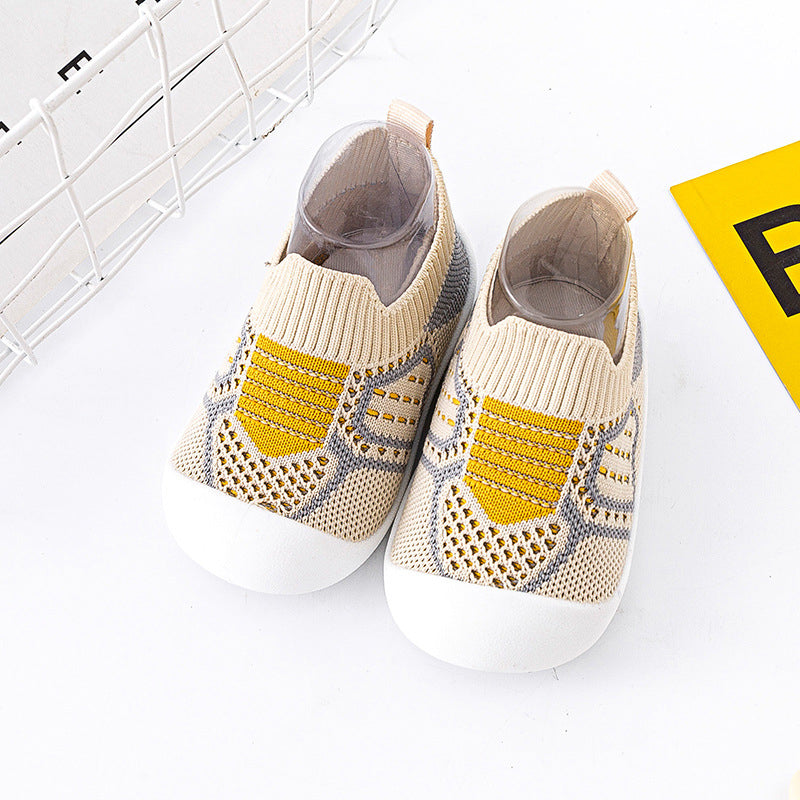Neutral & Andandes Stickad - Halkfria babysko-strumpor