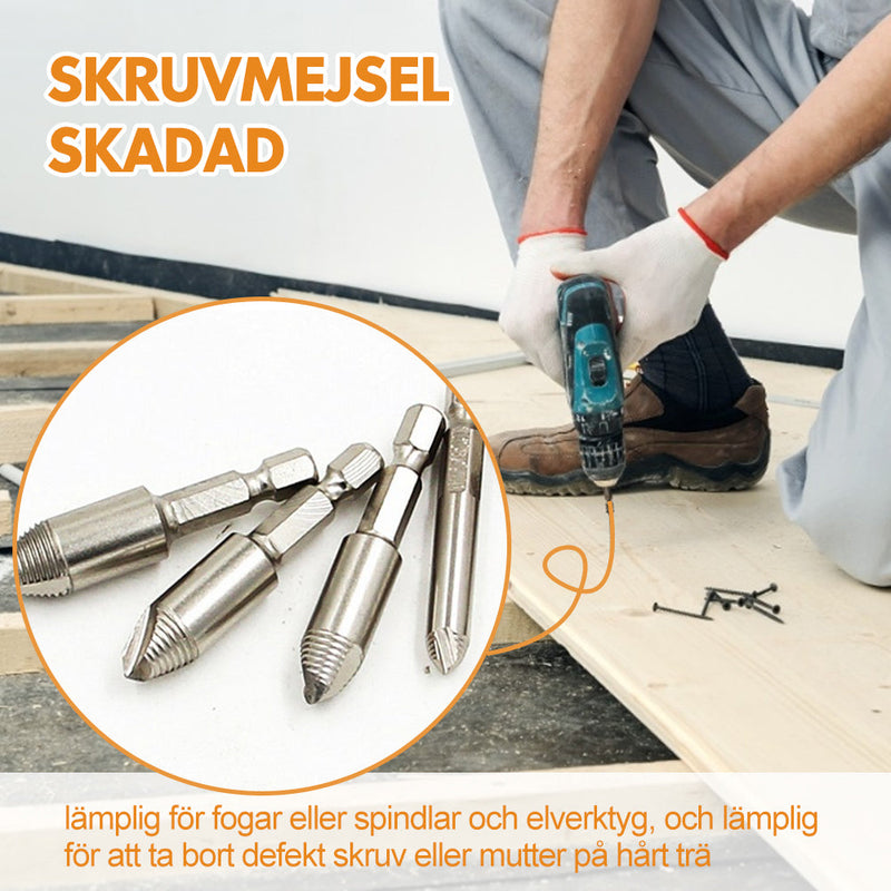 Skruvborttagare Verktygskit (5 delar)