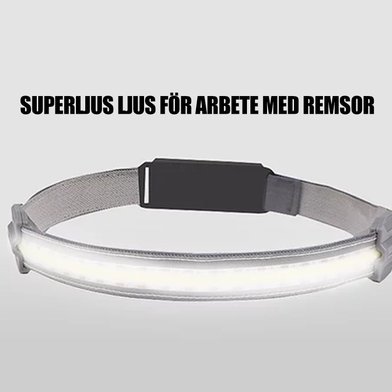 USB uppladdningsbar pannlampa