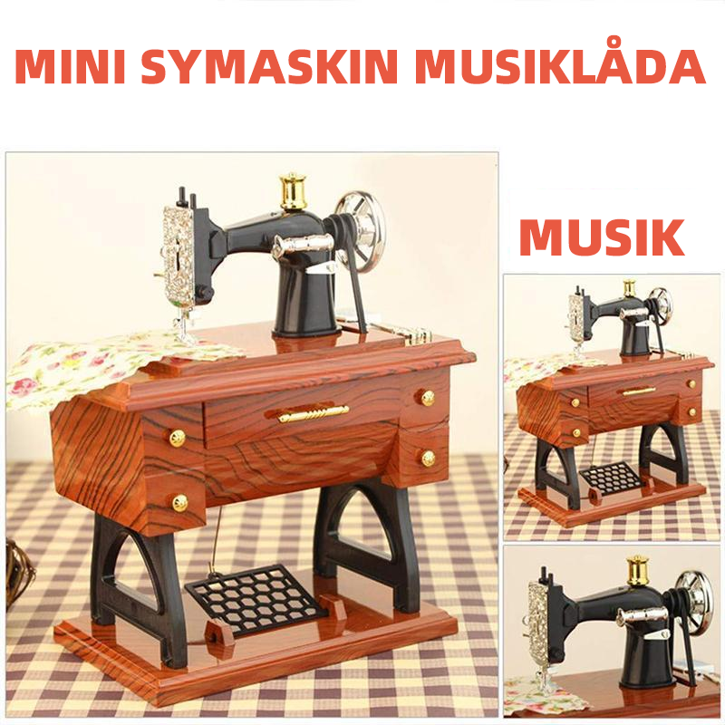 Mini Symaskin Musiklåda