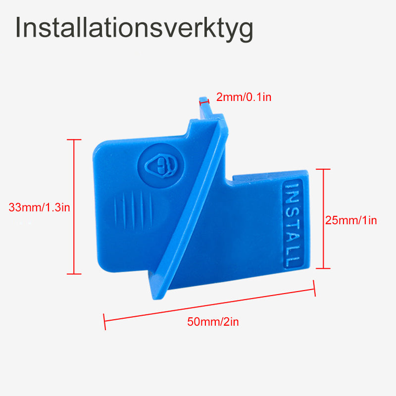 Monteringsverktyg för motorbälten