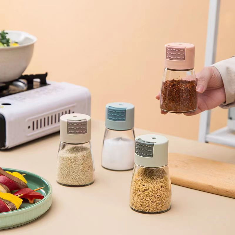 Salt och peppar shaker exakt kvantitativ push typ