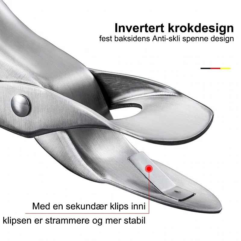 Rostfritt stål tång för kokplattor