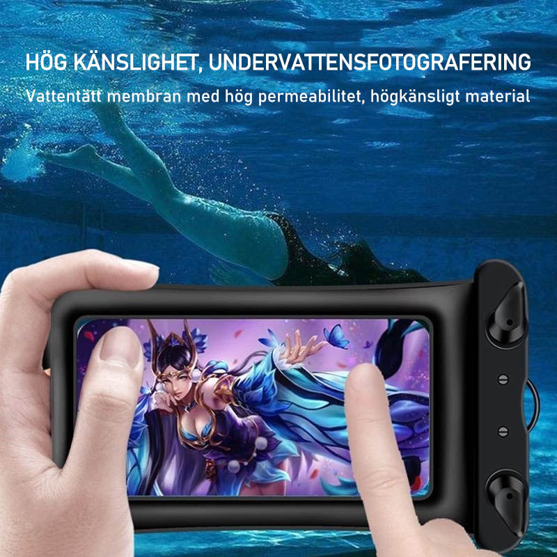 Vattentät telefonväska påse