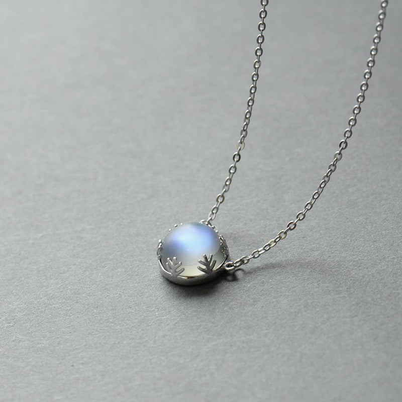 Aurore Borealis Silverhalsband
