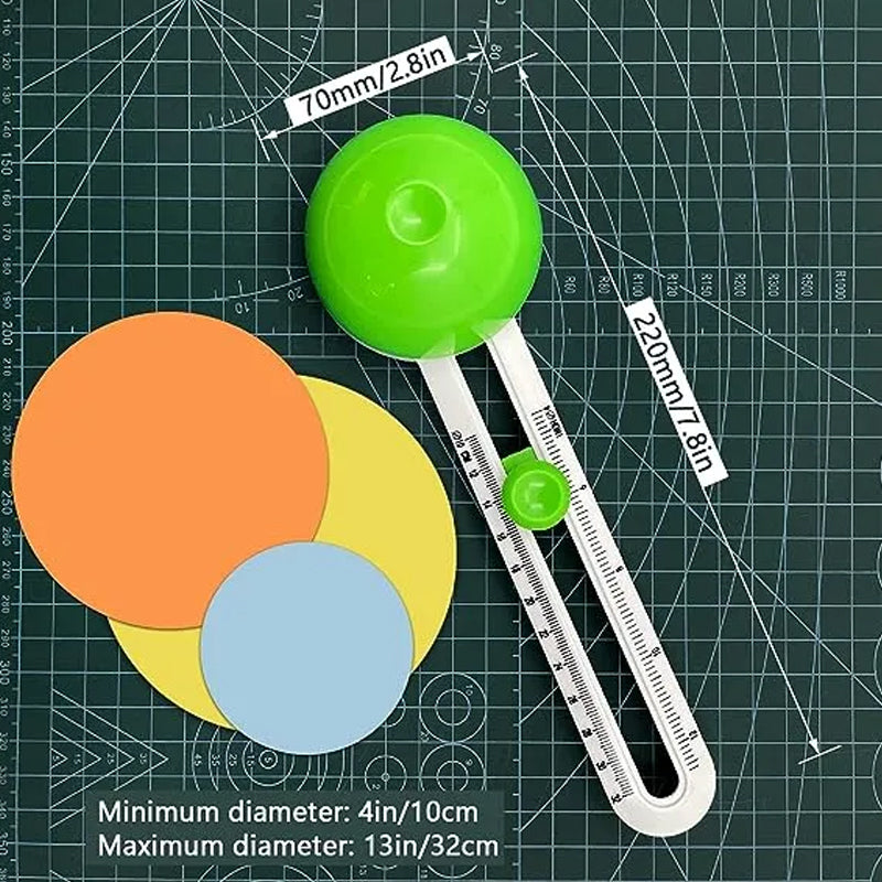 Enkel rund skärkniv i plast Modell