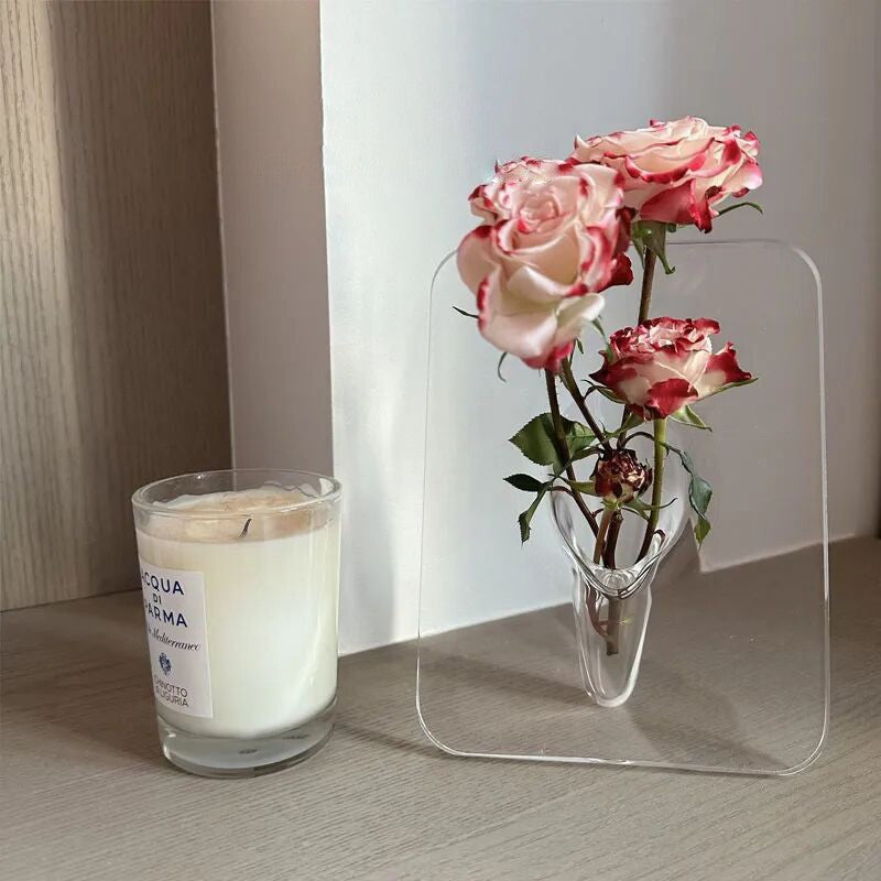Fotoram Vas Desktop Flower Arrangement Ornament