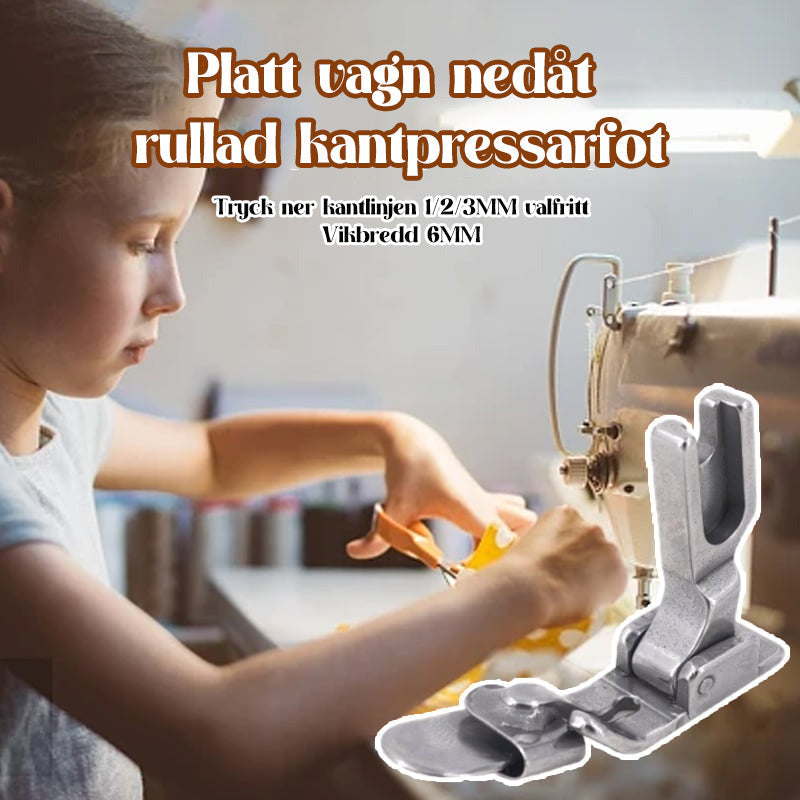 Fällbar sykant pressarfot