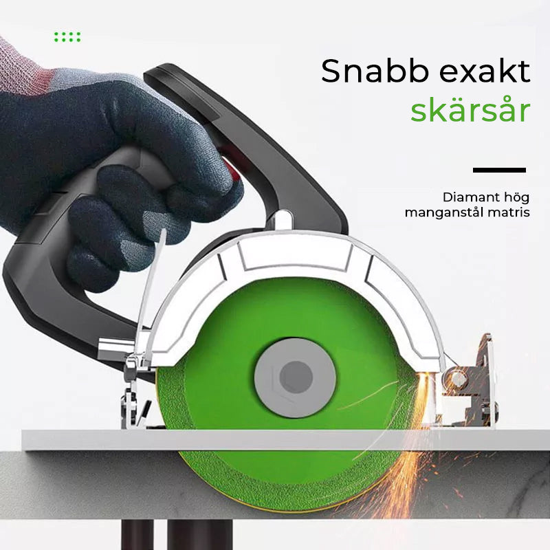 Glasskärande skiva